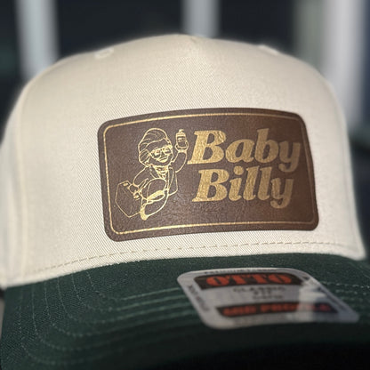 Uncle Baby Billy Gold Leather Patch Hat