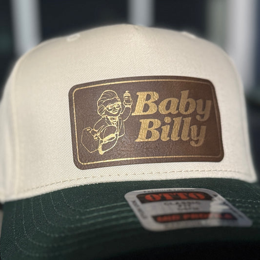 Uncle Baby Billy Gold Leather Patch Hat