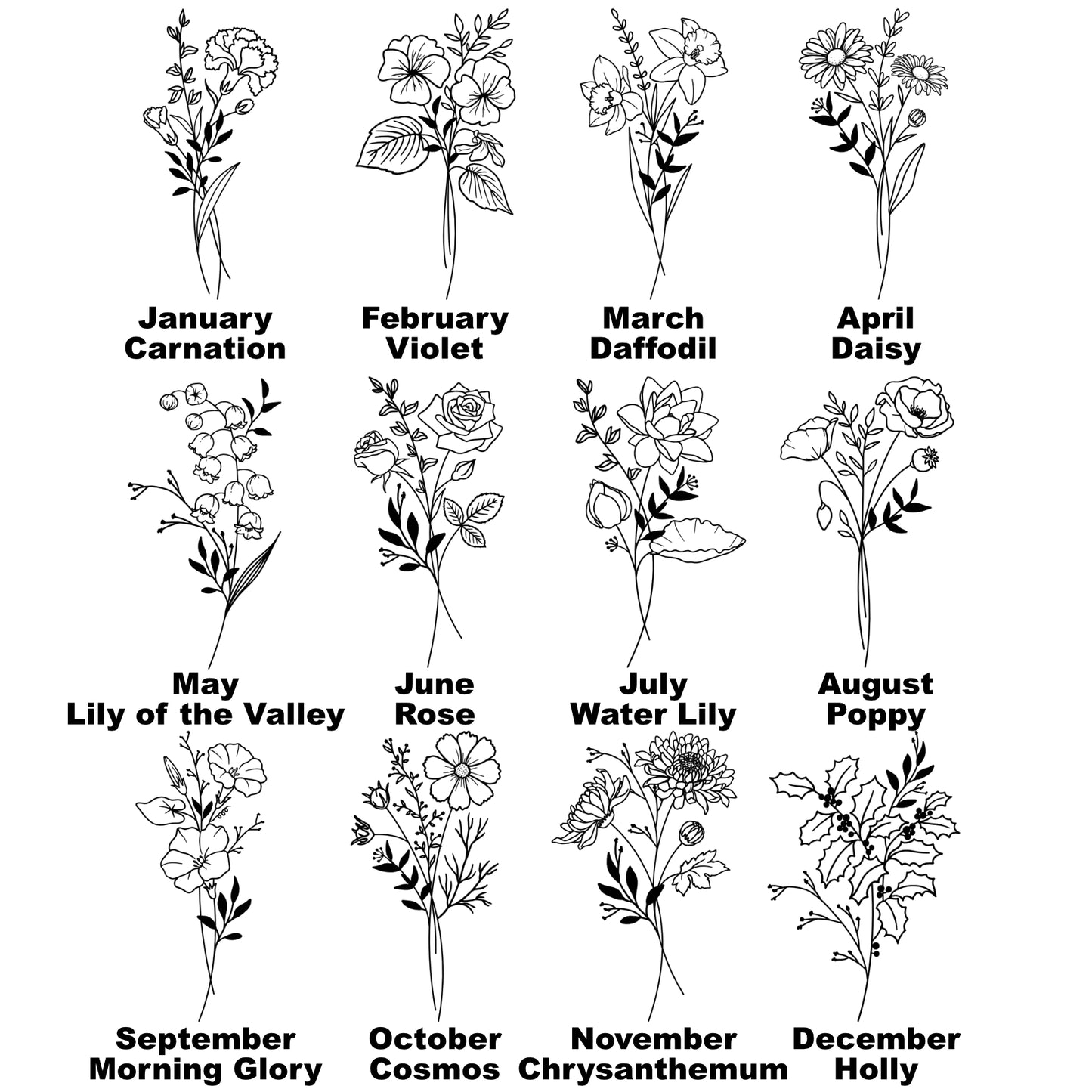 Birth Flower Journal