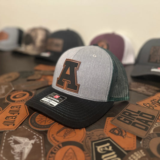 Adairsville A Leather Patch Hat