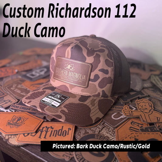 Custom Richardson 112PFP Duck Camo Hat