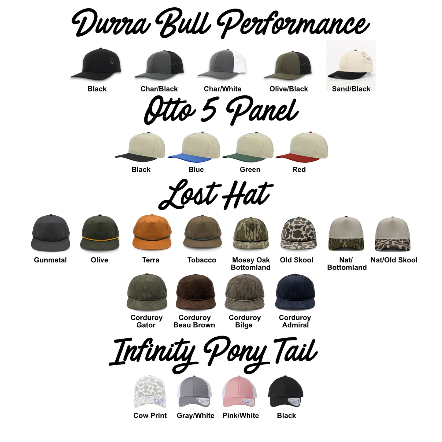 Over Par and Under The Influence Leather Patch Hat