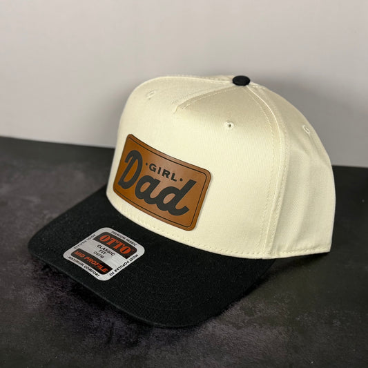 Girl Dad Leather Patch Hat