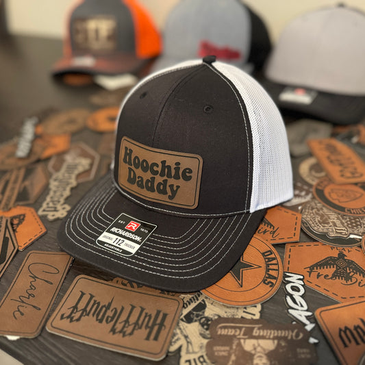 Hoochie Daddy Leather Patch Hat