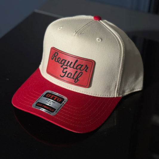 Regular Golf Leather Patch Hat