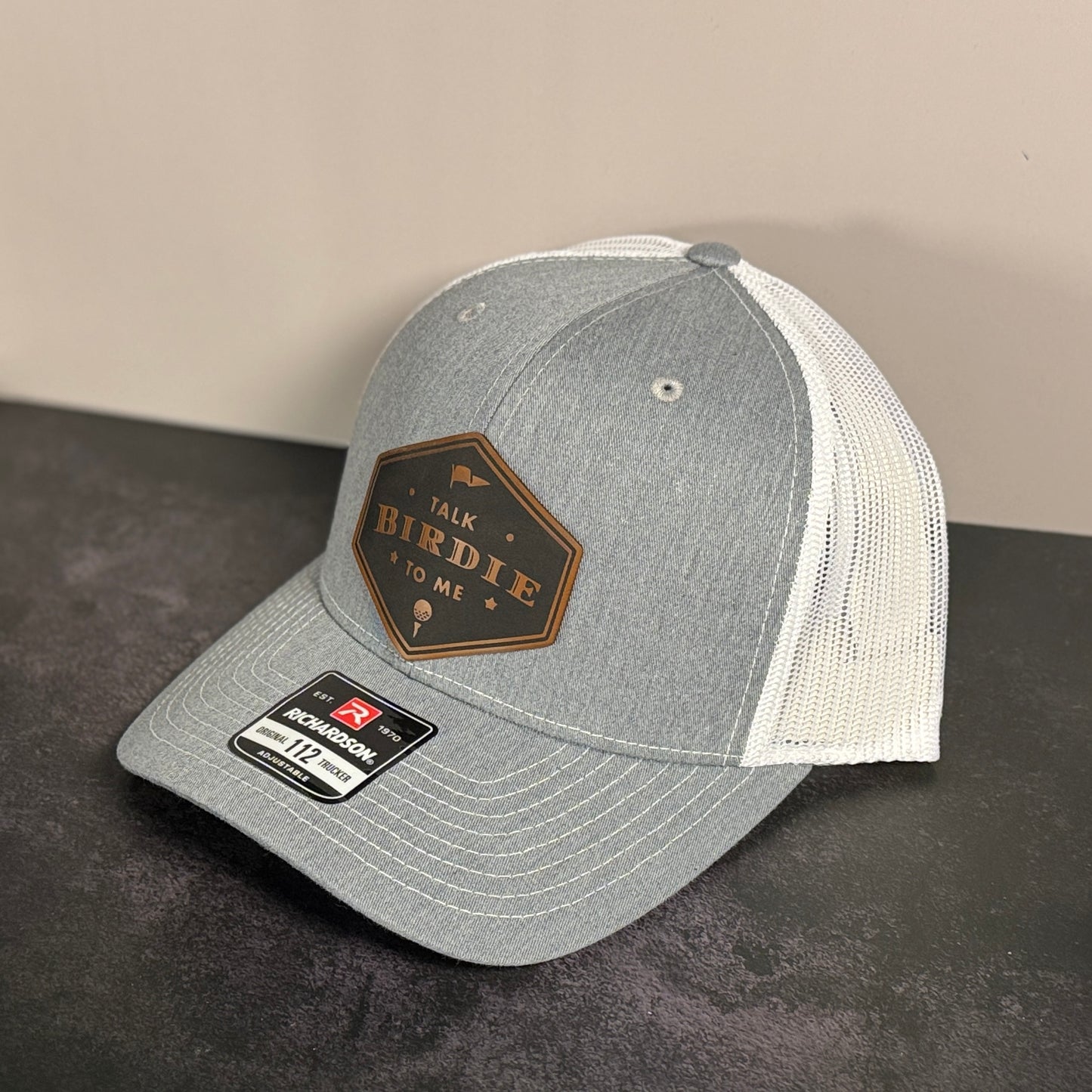 Talk Birdie To Me Leather Patch Hat