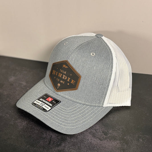 Talk Birdie To Me Leather Patch Hat