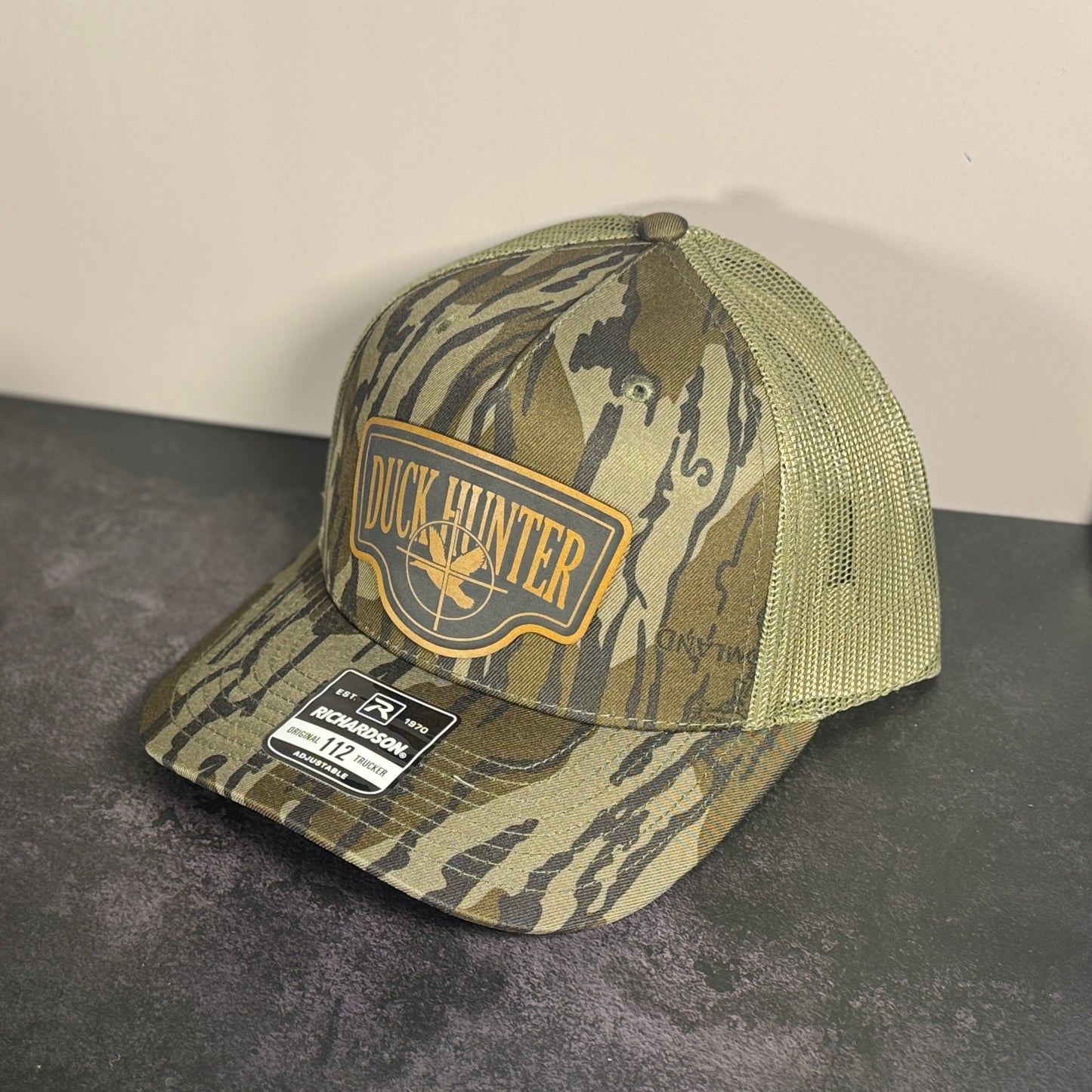 Duck Hunter Leather Patch Hat