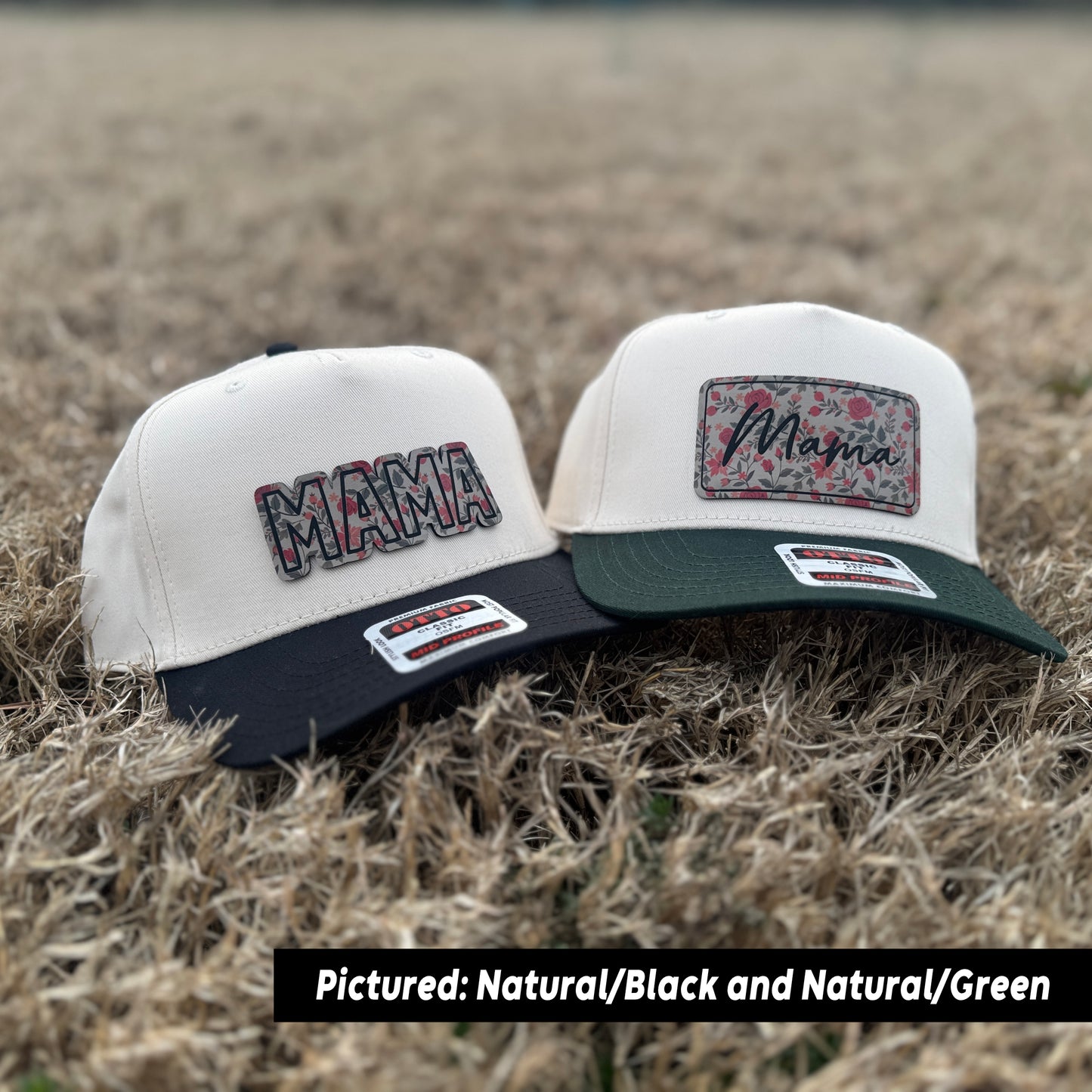 Mama Floral Trucker Hats