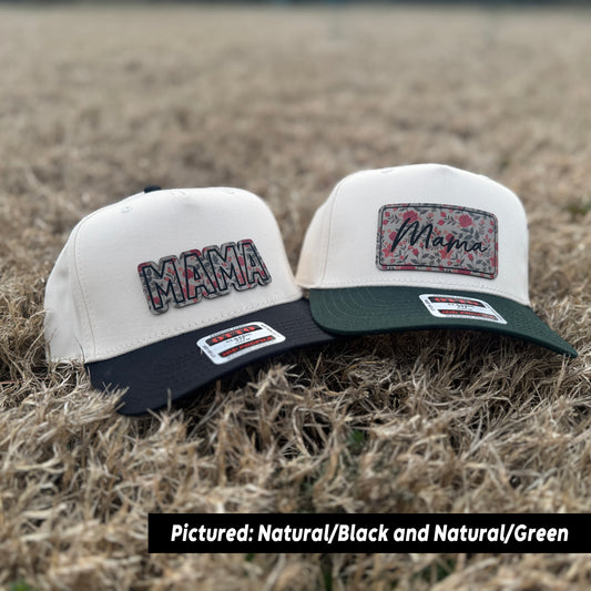 Mama Floral Trucker Hats