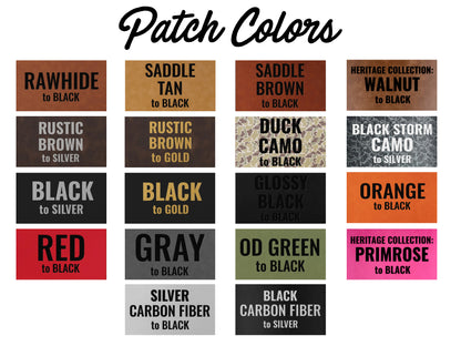 Put It On My Husband's Tab Leather Patch Hat