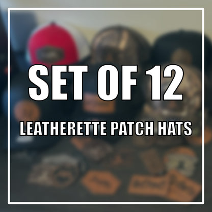 Custom Patch Hats - 12 Pack