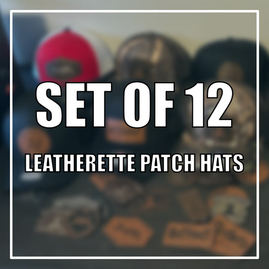 Custom Patch Hats - 12 Pack