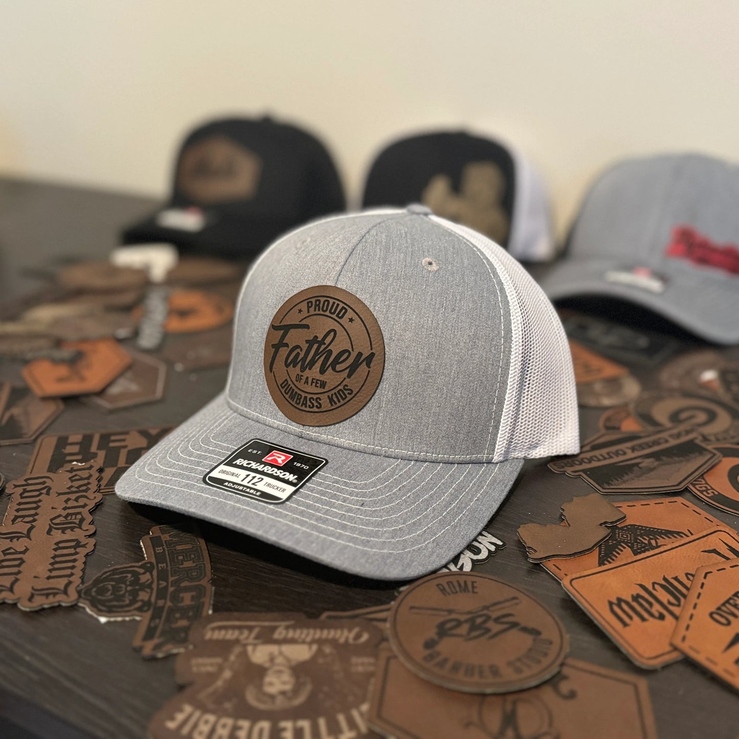 Proud Father of A Few Dumbass Kids Patch Hat