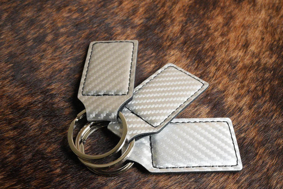 Keychain Leatherette - Custom Laser Engraved