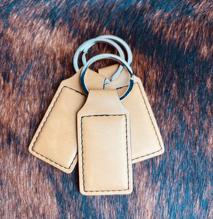 Keychain Leatherette - Custom Laser Engraved