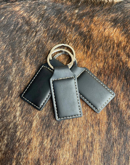Keychain Leatherette - Custom Laser Engraved