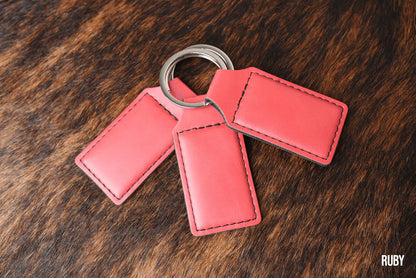 Keychain Leatherette - Custom Laser Engraved