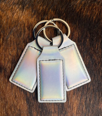 Keychain Leatherette - Custom Laser Engraved