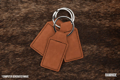 Keychain Leatherette - Custom Laser Engraved