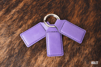 Keychain Leatherette - Custom Laser Engraved