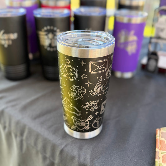 Old School Tattoo 20oz Tumbler